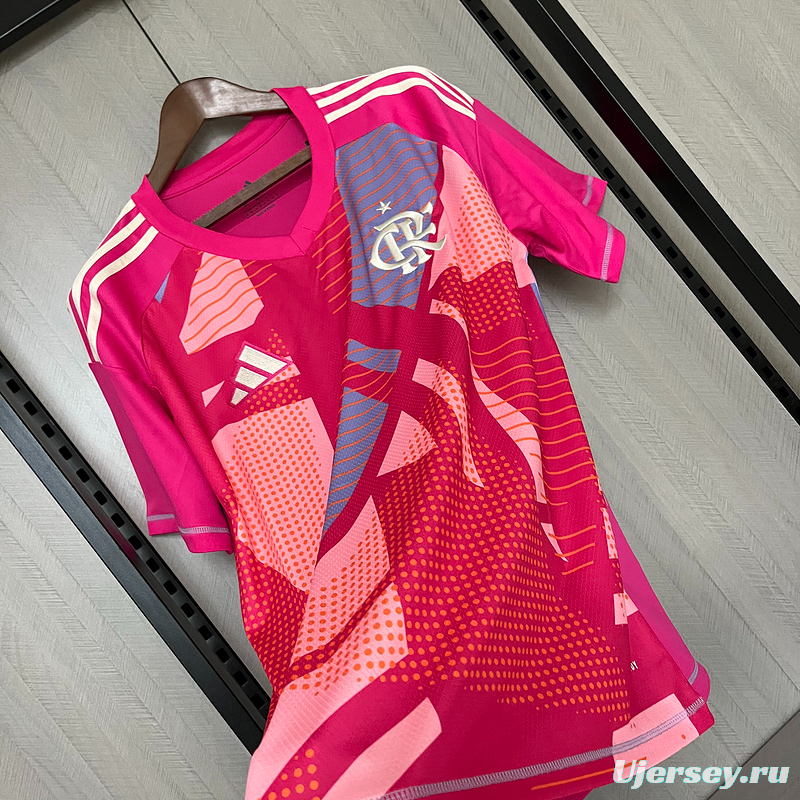 25/26 Flamengo Goalkeeper Pink Jersey S-XXXXL