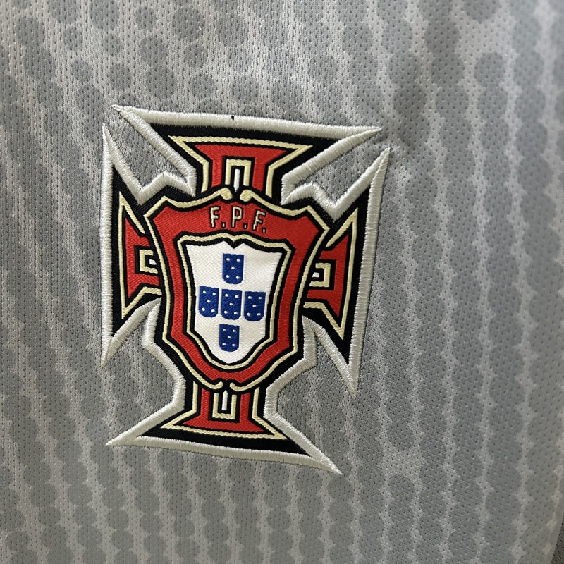 2025 Goalkeeper Portugal Grey Jersey
