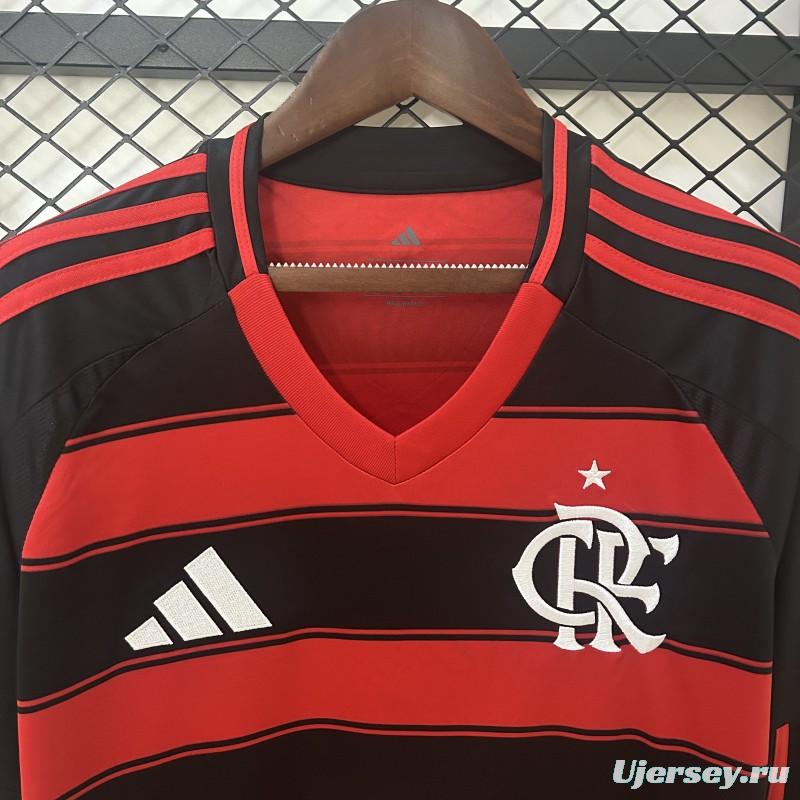25/26 Long Sleeve Flamengo Home Jersey