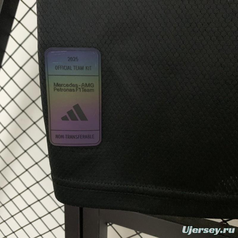 2025 F1 Formula AMG Black T-Shirt