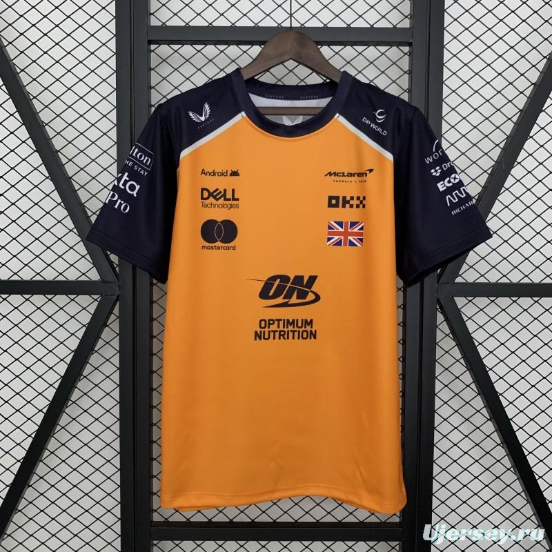 2025 F1 Formula Orange/Black Mclaren Norris T-Shirt