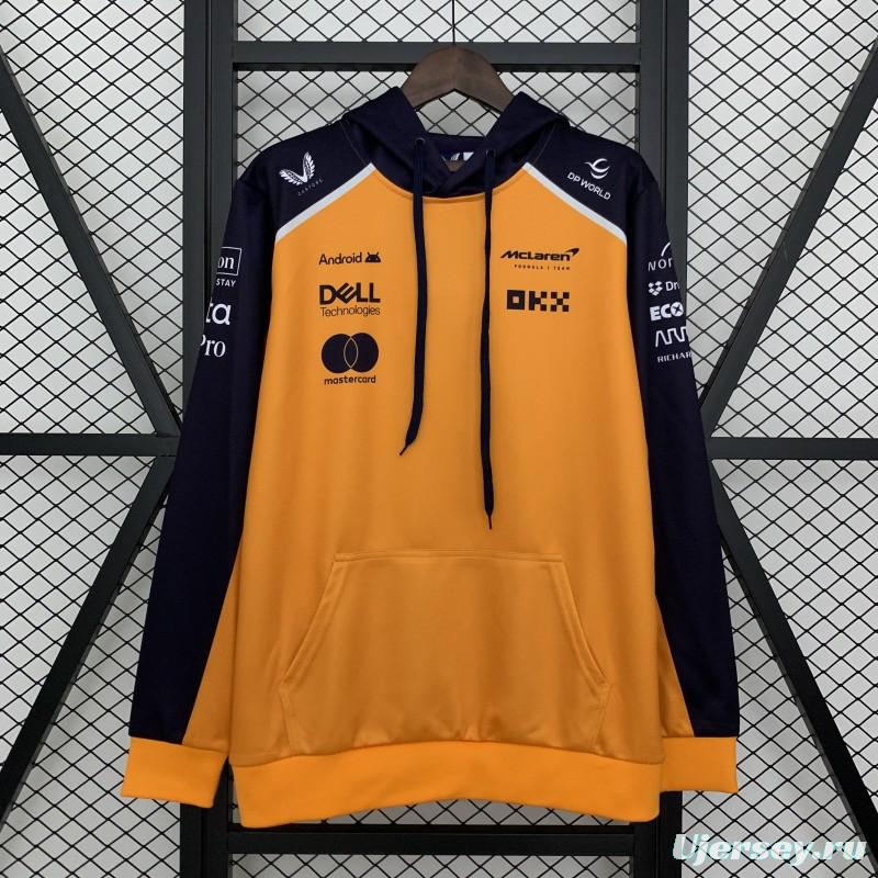 2025 F1 Formula Orange/Black Mclaren Hoodie
