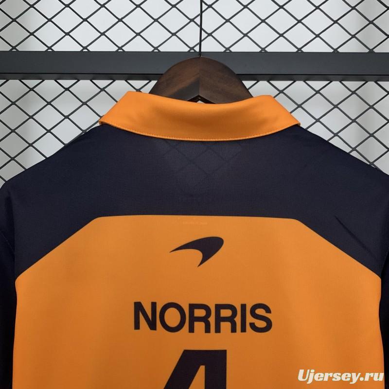 2025 F1 Formula Orange/Navy Mclaren Jersey