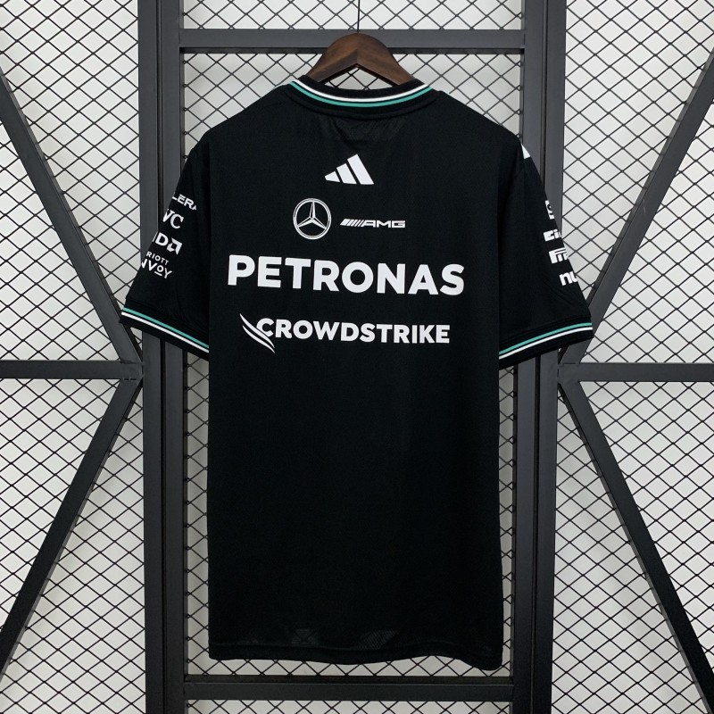 2025 F1 Formula AMG Black T-Shirt