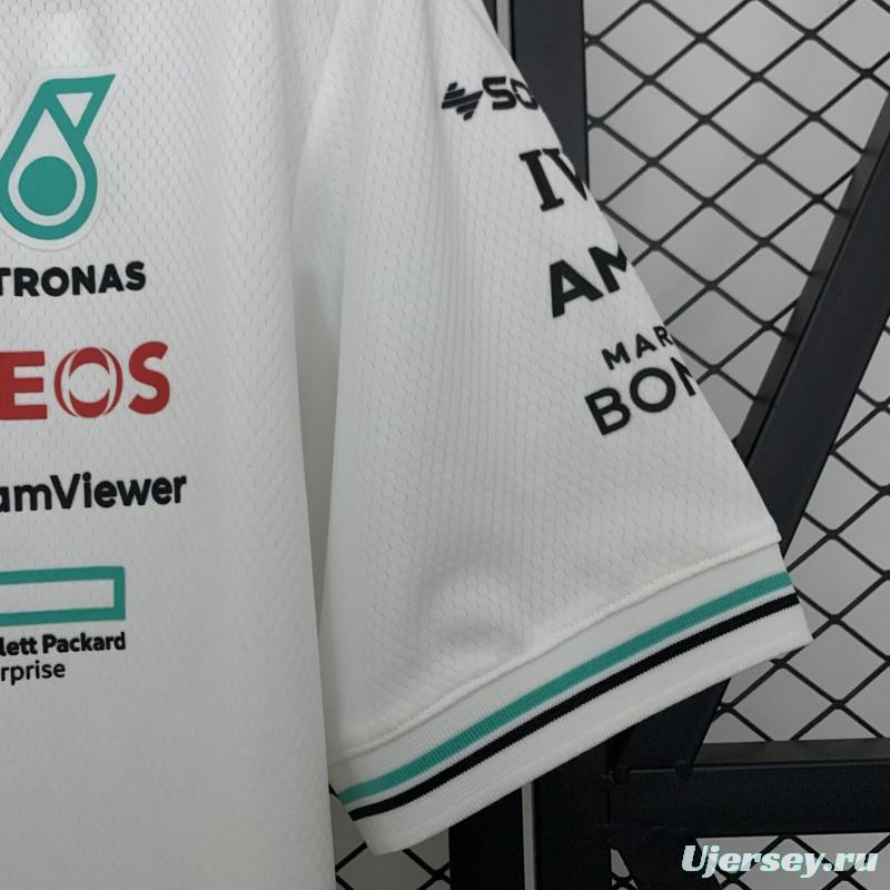 2025 F1 Formula AMG White T-Shirt