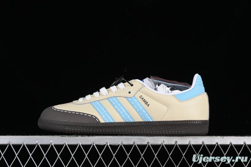 Adidas Originals Samba OG IG1024 Mechanical Magic Pudding Biscuit Custom Casual Sneakers - IG1024
