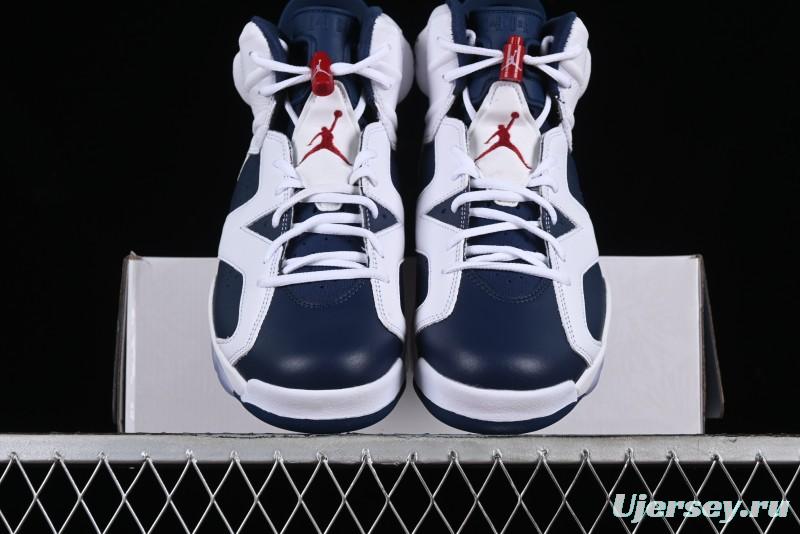Nike Air Jordan 6 Retro "Olympic" Basketball Shoes - CT8529-164