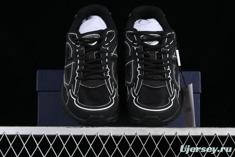 Dior B30 Sneakers with Reflective CD30 Logo and Lightweight Rubber Sole - CD30