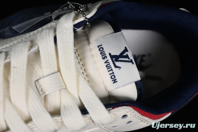 Nike SB Dunk Low LV Collaboration Anniversary High-End Custom Low-Top Casual Sneakers - XX2025-313