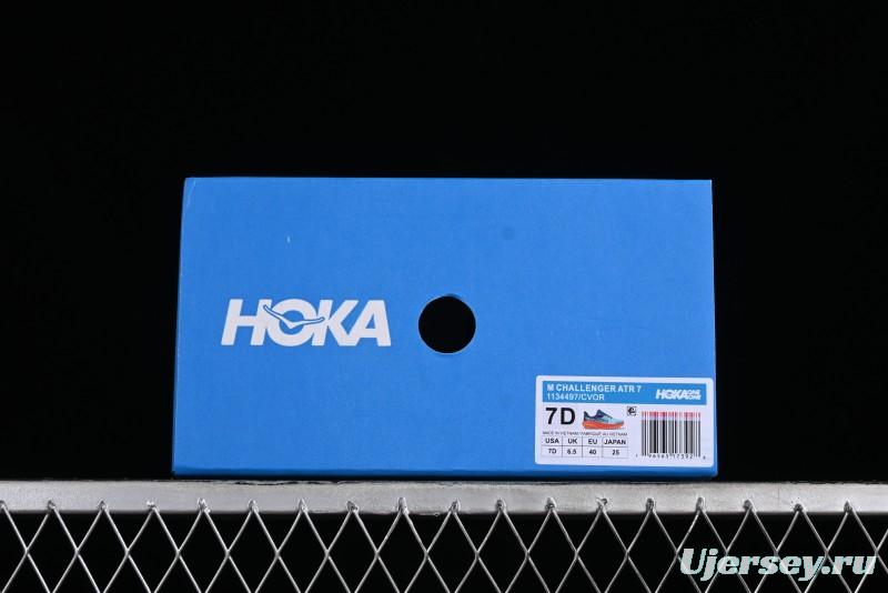 Hoka One One Challenger ATR 7 Low Trail Running Shoes with Lightweight Cushioned Midsole - 1134497 CVOR