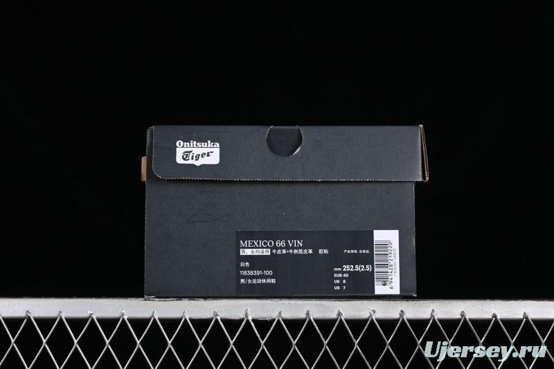 Onitsuka Tiger Mexico 66 Low-Top Leather Sneakers with Classic Design - 1183B391-100