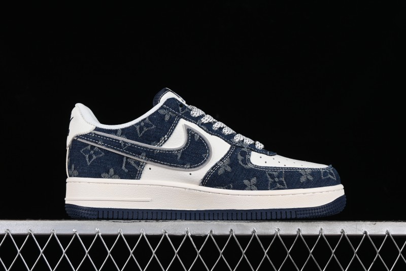 Nike Air Force 1 '07 Low LV Collaboration - Midnight Navy Low-Top Casual Sneakers - SJ2088-003