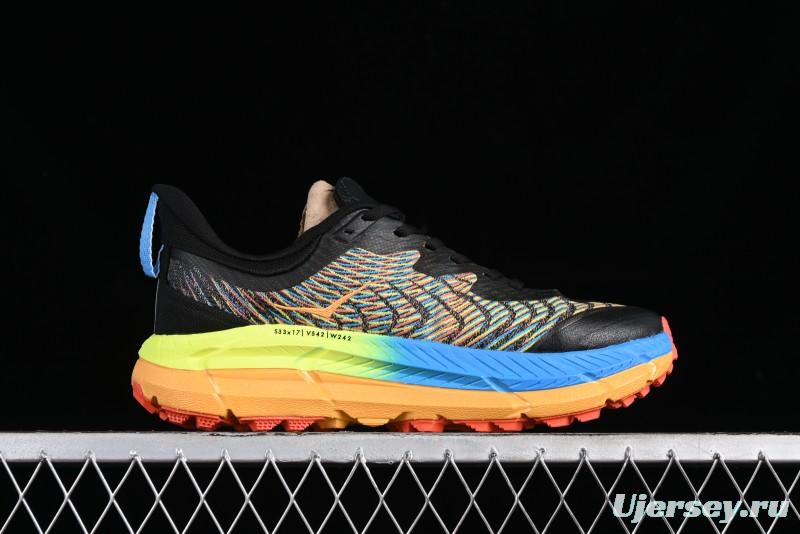 Hoka One One Mafate Speed 4 Low-Cut Professional Trail Running Shoes - 1138472 BKML