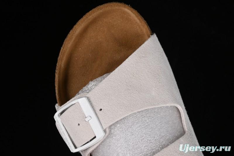 Birkenstock Soft Footbed Sandals with Suede Leather and Lambswool Lining - G.D4