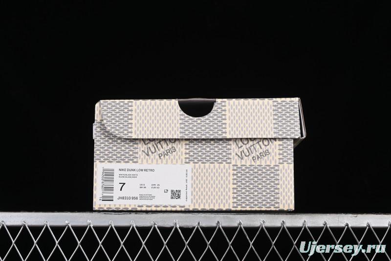 Nike SB Dunk Low LV Collaboration - Denim Patchwork Anniversary High-End Custom Low-Top Casual Sneakers - JH8310-956