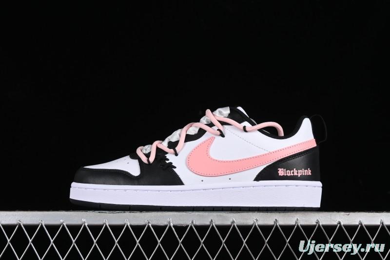 Nike Court Borough Low 2 Sneakers in Cool Blackberry with Sweet & Spicy Design - BQ5448-110