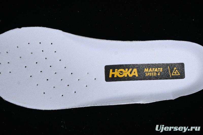 Hoka One One Mafate Speed 4 Low-Cut Professional Trail Running Shoes - 1138472 BKML