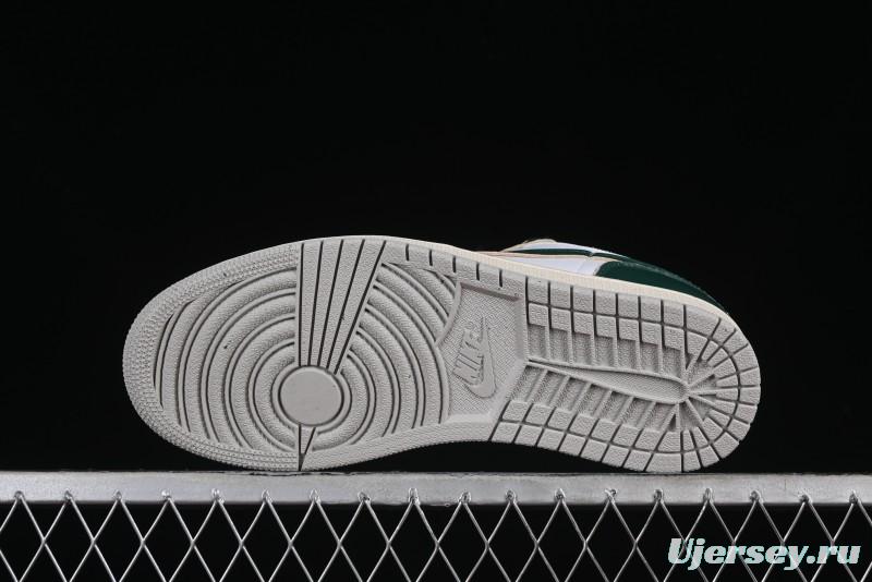 Nike Air Jordan 1 Low AJ1 White Green Low Top Casual Sneakers - FQ7687-300