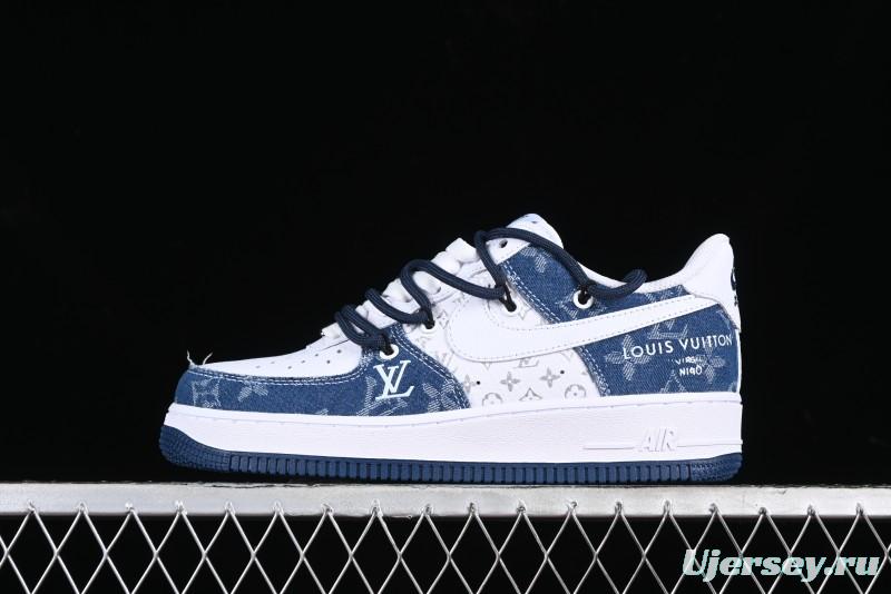 Nike Air Force 1 Low Custom Strap Casual Sneakers with Full-Length Air Cushion - ZH0316-021