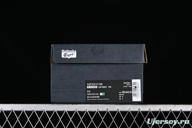 Onitsuka Tiger Mexico 66 Low-Top Leather Running Shoes - 1183C102-250