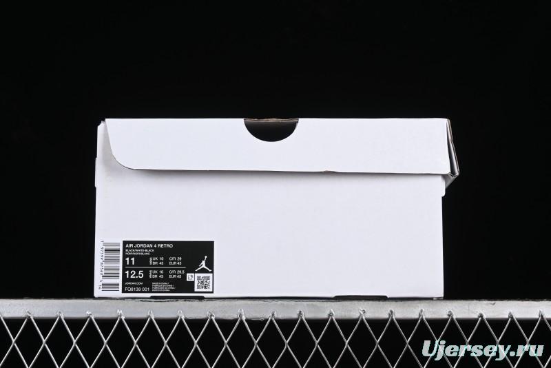 Nike Air Jordan 4 Retro White Thunder Basketball Shoes - FQ8138-001