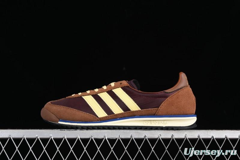 Adidas Originals SL 72 Retro Running Shoes with Nylon Upper and Suede Accents - IE3425