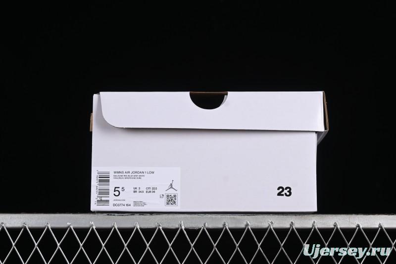 Nike Air Jordan 1 Low AJ1 White Magnolia Casual Sneakers - DC0774-164