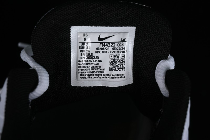 Nike Precision VII Low-Top Basketball Shoes with Cushioned Collar and Herringbone Traction for Quick Movements - FN4322-003