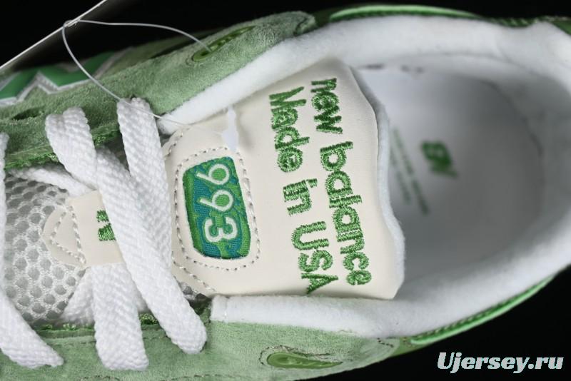 New Balance Made In USA M993 Series Classic Retro Running Shoes - U993WG