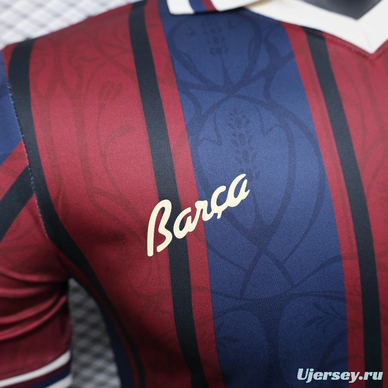 25/26 Player Version Modernist FC Barcelona Polo Jersey