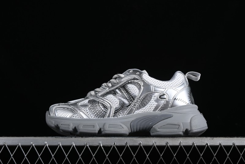 Dior Chrono Round Toe Lace-Up Lifestyle Casual Running Sneakers - 59K GREY