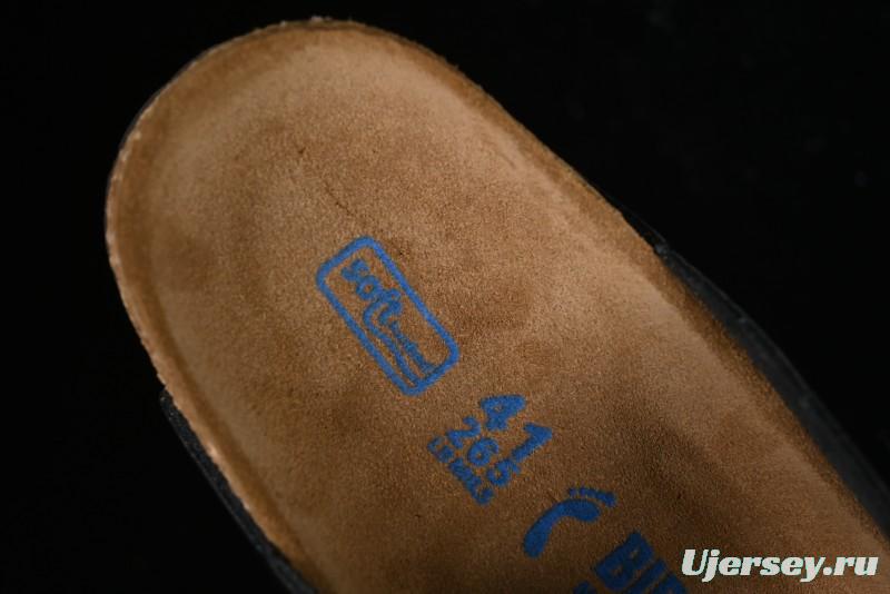 Birkenstock Sandals with Soft Suede Leather and Lambswool Footbed - G.D4