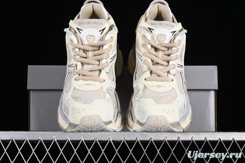 Balenciaga Runner Kith Four Color Retro Casual Sneakers - W3RNY9797