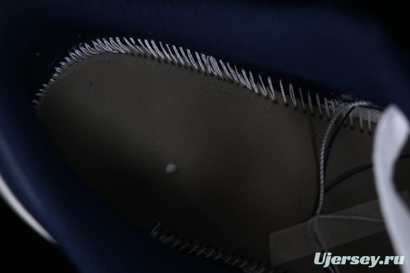 Nike Air Jordan 1 Low AJ1 White Blue Grey Low Top Lifestyle Basketball Shoes - 553558-141