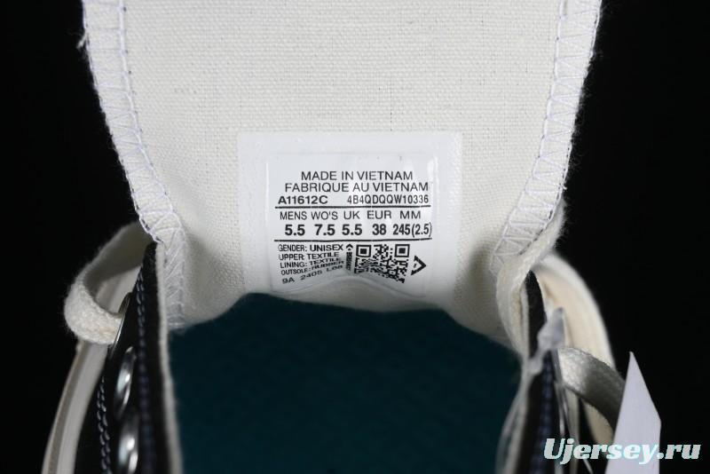 Converse Chuck 70 SNL Low Top Canvas Sneakers with Star Embroidery and Metal Studs - A11612C