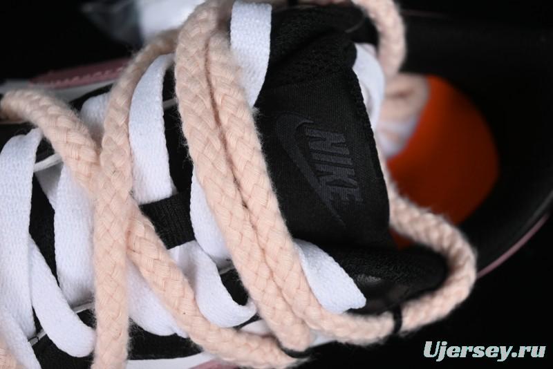 Nike Court Borough Low 2 Retro Casual Sneakers in Dark Pink and Black - BQ5448-115