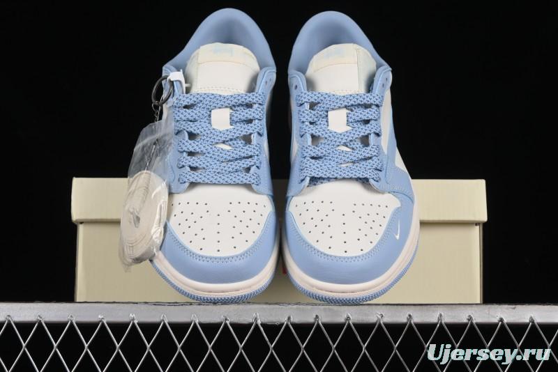 Nike Travis Scott x Fragment Design x Air Jordan 1 Low OG SP AJ1 Retro Sneakers - BB6588-101