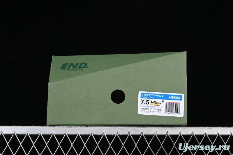 Hoka Mafate Speed 2 Ultra-Lightweight Cushioned Trail Running Shoes with Vibram Outsole - 1126851 THV