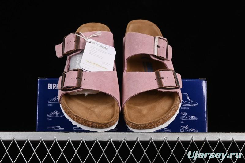 Birkenstock Arizona Soft Footbed Sandals with Suede Leather and Lambswool Lining - G.D4