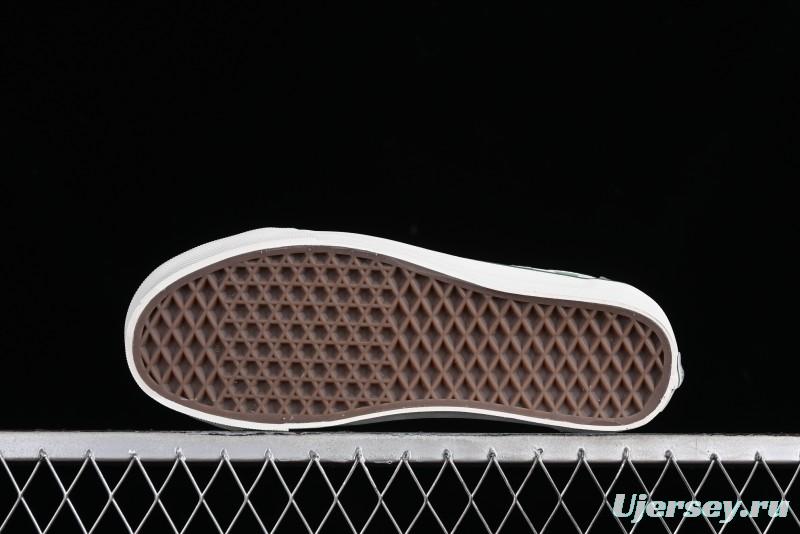 Vans Old Skool Reissue 136 Checkerboard Green Retro Canvas Shoes - VN000MT6V0N