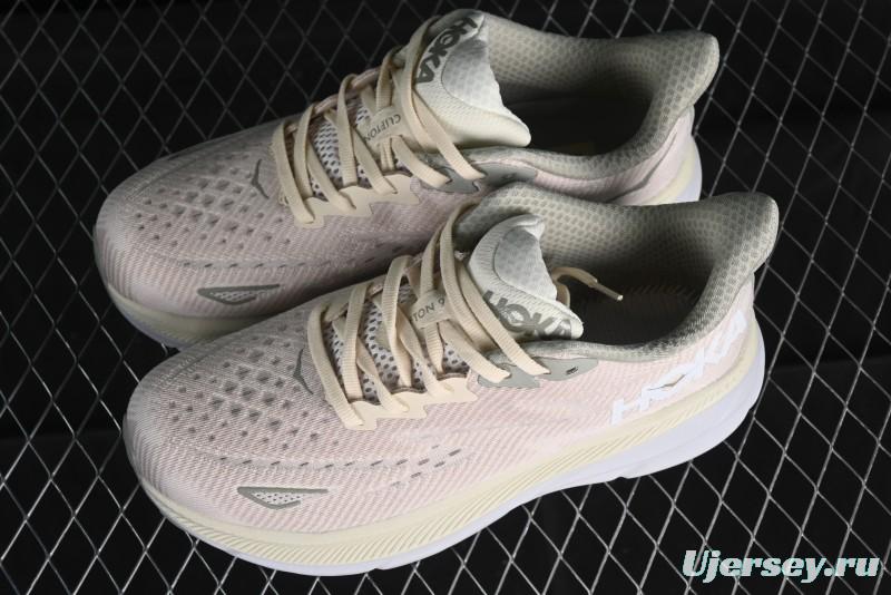 HOKA ONE ONE Clifton 9 Lightweight Breathable Knit Mesh Running Shoes - 1127895 OKB