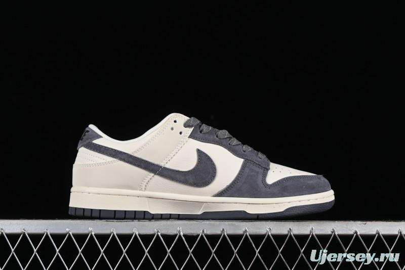 Nike SB Dunk Low Lightning Collaboration - Off White Navy Blue Small Blue Swoosh Anniversary High-End Custom Low-Top Casual Sneakers - XD1688-032
