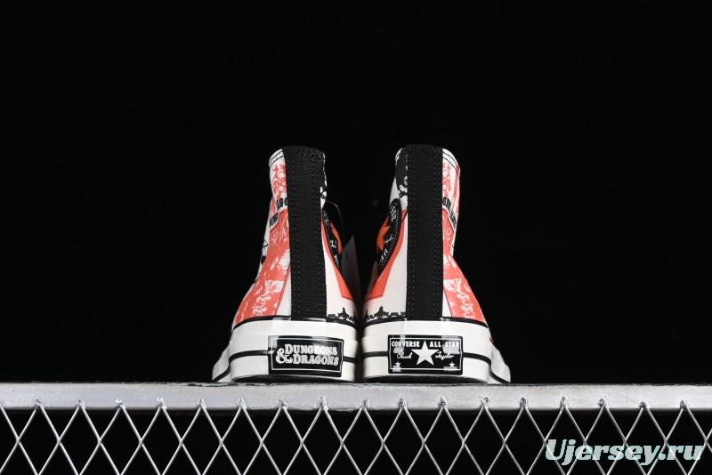 Converse Chuck Taylor High Top Casual Sneakers with Dungeons & Dragons 50th Anniversary Collaboration Design - A09883C