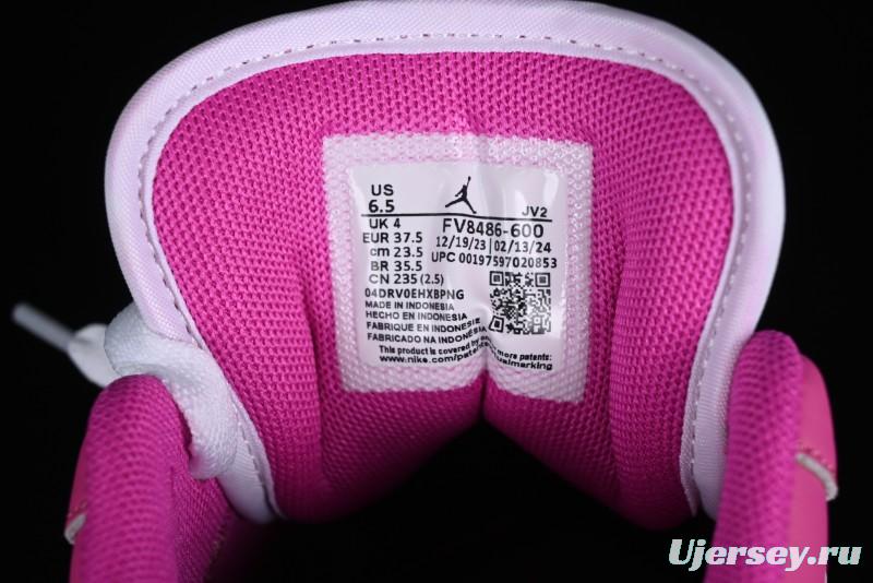 Nike Air Jordan 1 Low AJ1 Rose Pink Low-Top Casual Lifestyle Sneakers - FV8486-600