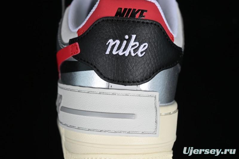 Nike Air Force 1 Shadow Lightweight Elevated Low-Top Casual Sneakers - FN6335-100