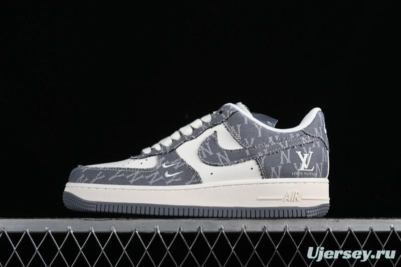 Nike Air Force 1 '07 Low LV Collaboration - Grey Double Swoosh Casual Sneakers - HD1968-030