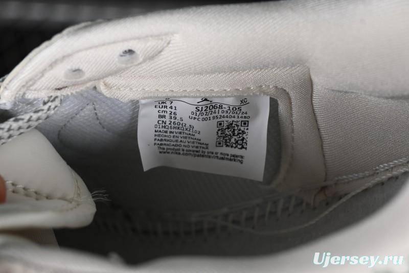 Nike Travis Scott x Fragment Design x Air Jordan 1 Low OG SP AJ1 LV Collaboration Light Grey Denim Low-Top Casual Sneakers - SJ2068-105