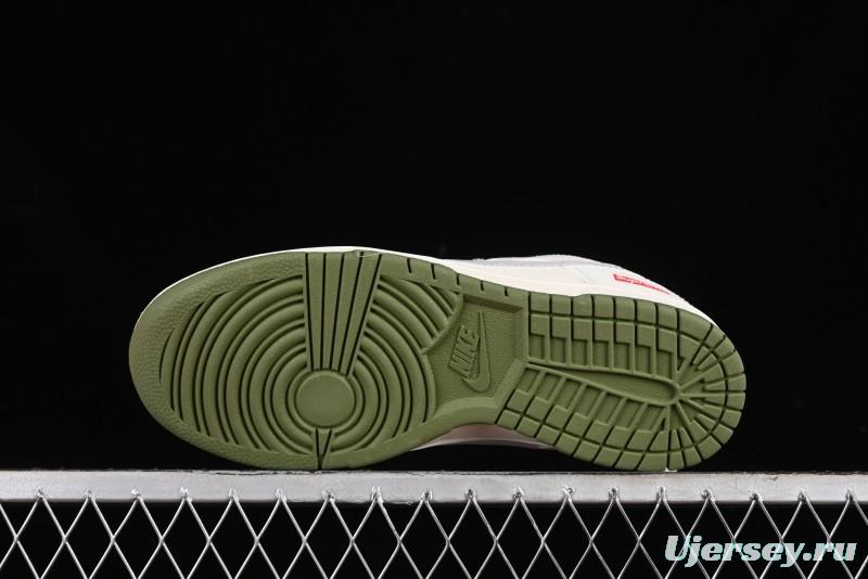 Nike SB Dunk Low Supreme Collaboration - Beige Anniversary High-End Custom Low-Top Casual Sneakers - XX2025-330