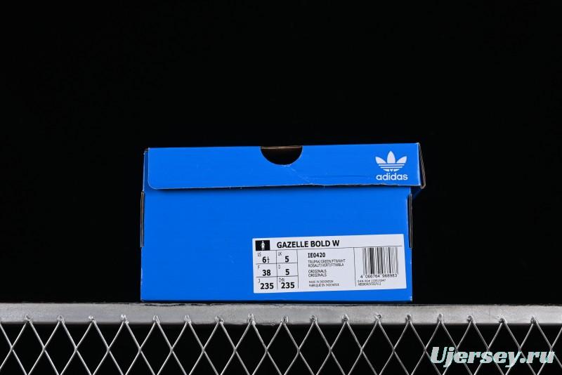 Adidas Originals Gazelle Bold IE0420 Low-Top Sneakers with Thick Sole for Casual Wear - IE0420