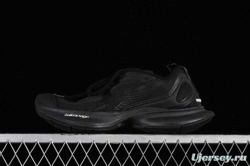 Balenciaga Circuit Lightweight Distressed Print Round Toe Fashion Casual Sneakers - WFLGY1000